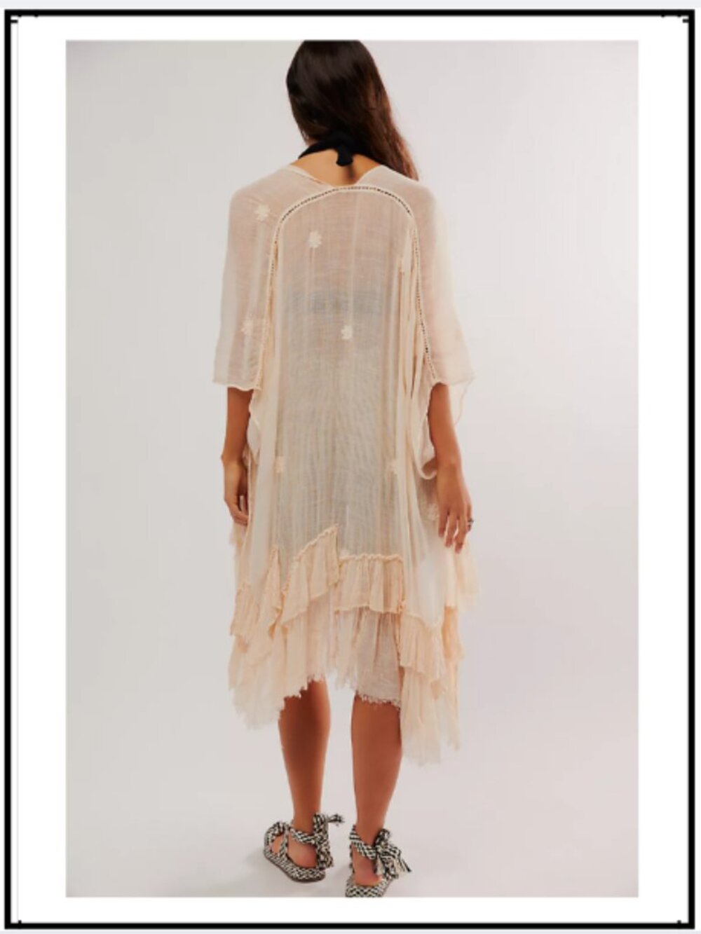 Free People Romantic Ruffle Duster - Picture 2 of 6